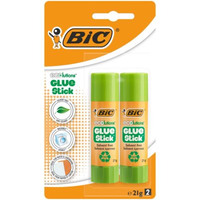 Bic Ecolutions Glue Stick 21g PK2