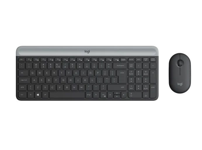 MK470 Slim Keyboard and Mouse Graphite