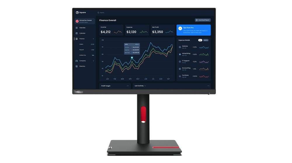 T22i30 21.5in HDMI VGA DP USB Monitor