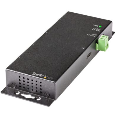 4 Port Industrial USB C Hub 10Gbps 2C 2A