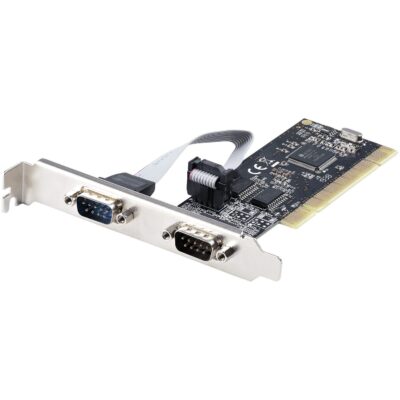 2 Port PCI RS232 Serial Adapter Card DB9