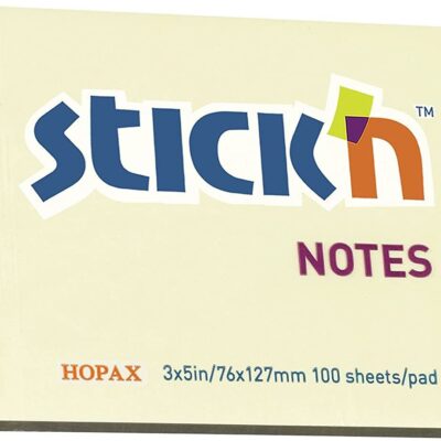 Stickn FSC Sticky Notes 76x127mm PK12