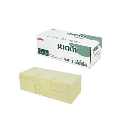 Stickn FSC Sticky Notes 38x51mm PK12