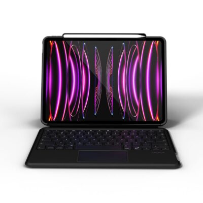 10.2in Apple iPad QWERTY Keyboard Case