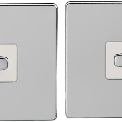 MiHome Smart 1 Chrome Gang Light Switch