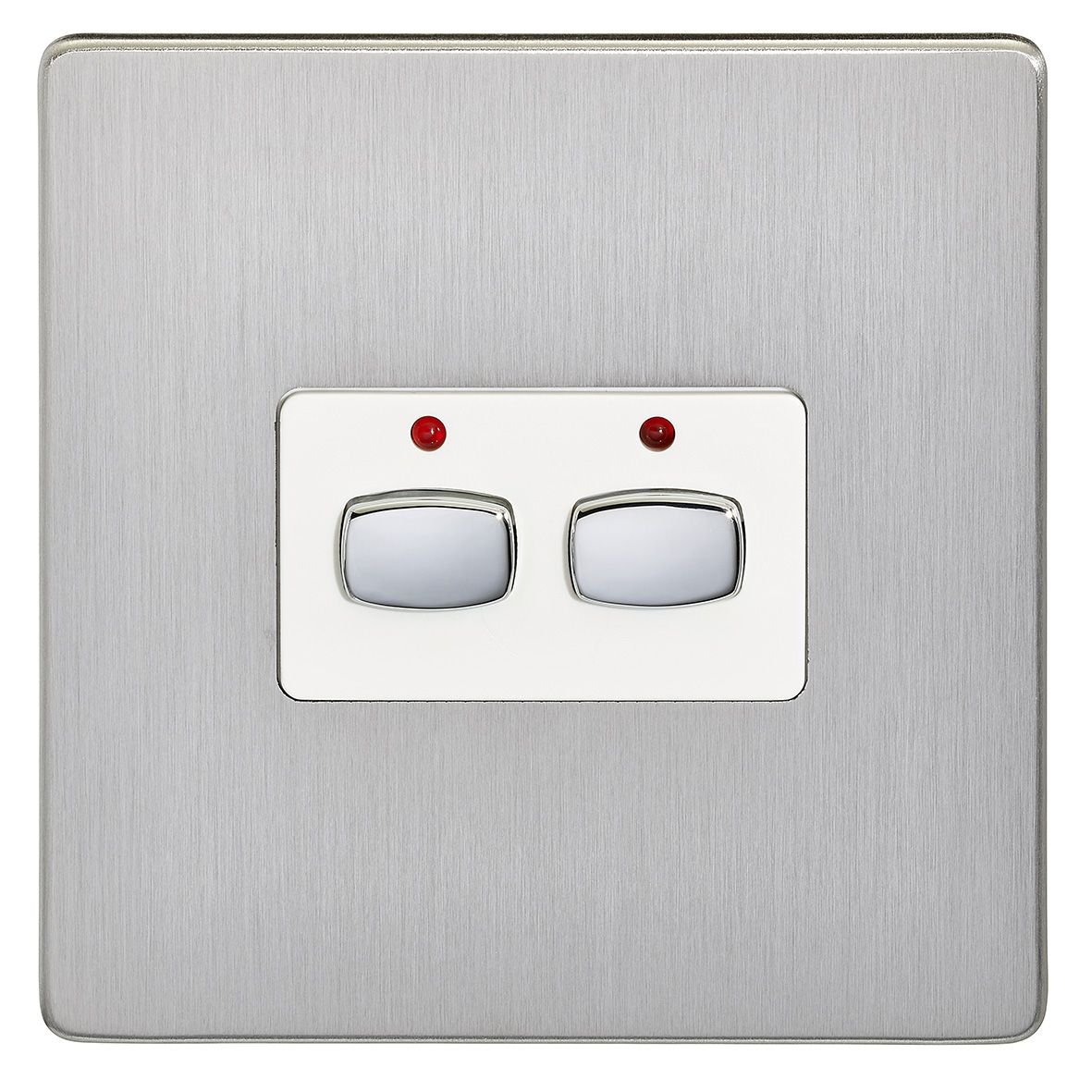 MiHome Smart Steel 2 Gang Light Switch