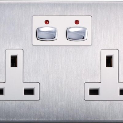 EG Mi Home Style Double Socket Steel