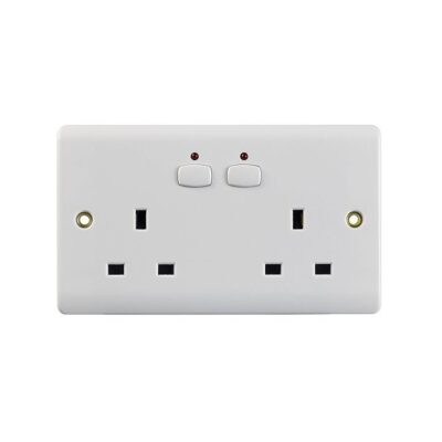 Mi Home Double Socket Outlet White