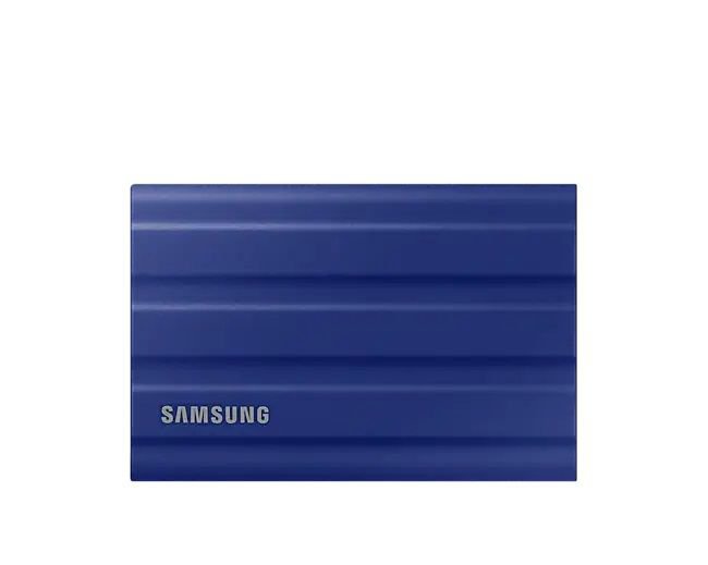 T7 Shield 2TB USB C External SSD Blue