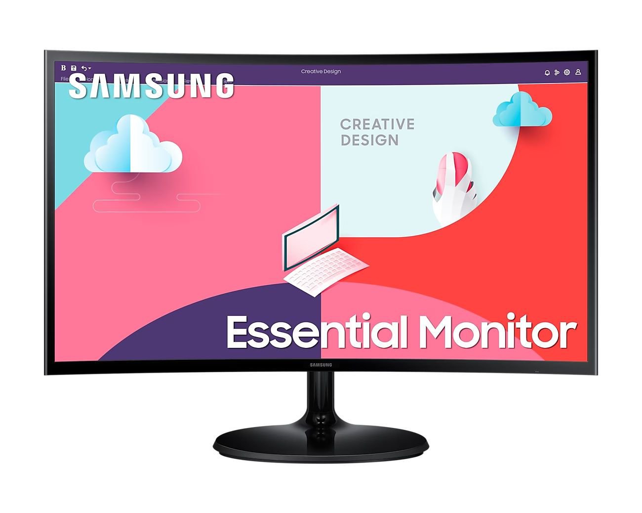 S36C 24in FHD VA HDMI VGA Curved Monitor