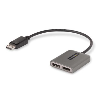 2 Port 4K 60Hz Dual DisplayPort MST Hub