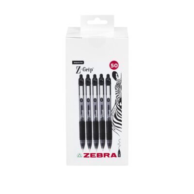 Z-Grip Smooth Ballpen 1mm BK PK50