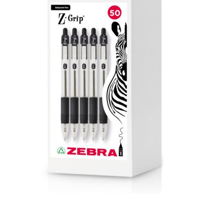 Z-Grip Ballpen 1mm BK PK50
