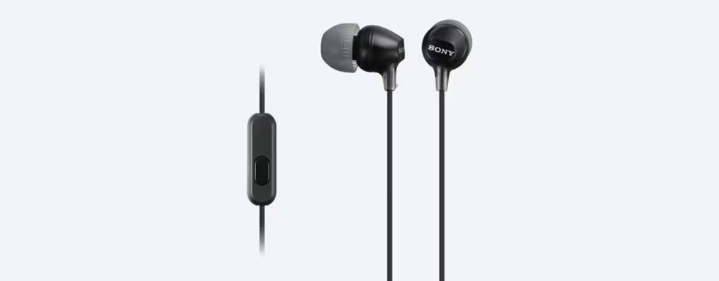 MDREX15AP Wired 3.5mm Earphones Black