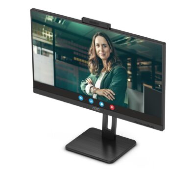 AOC Q27P3QW 27in HDMI DP Webcam Monitor