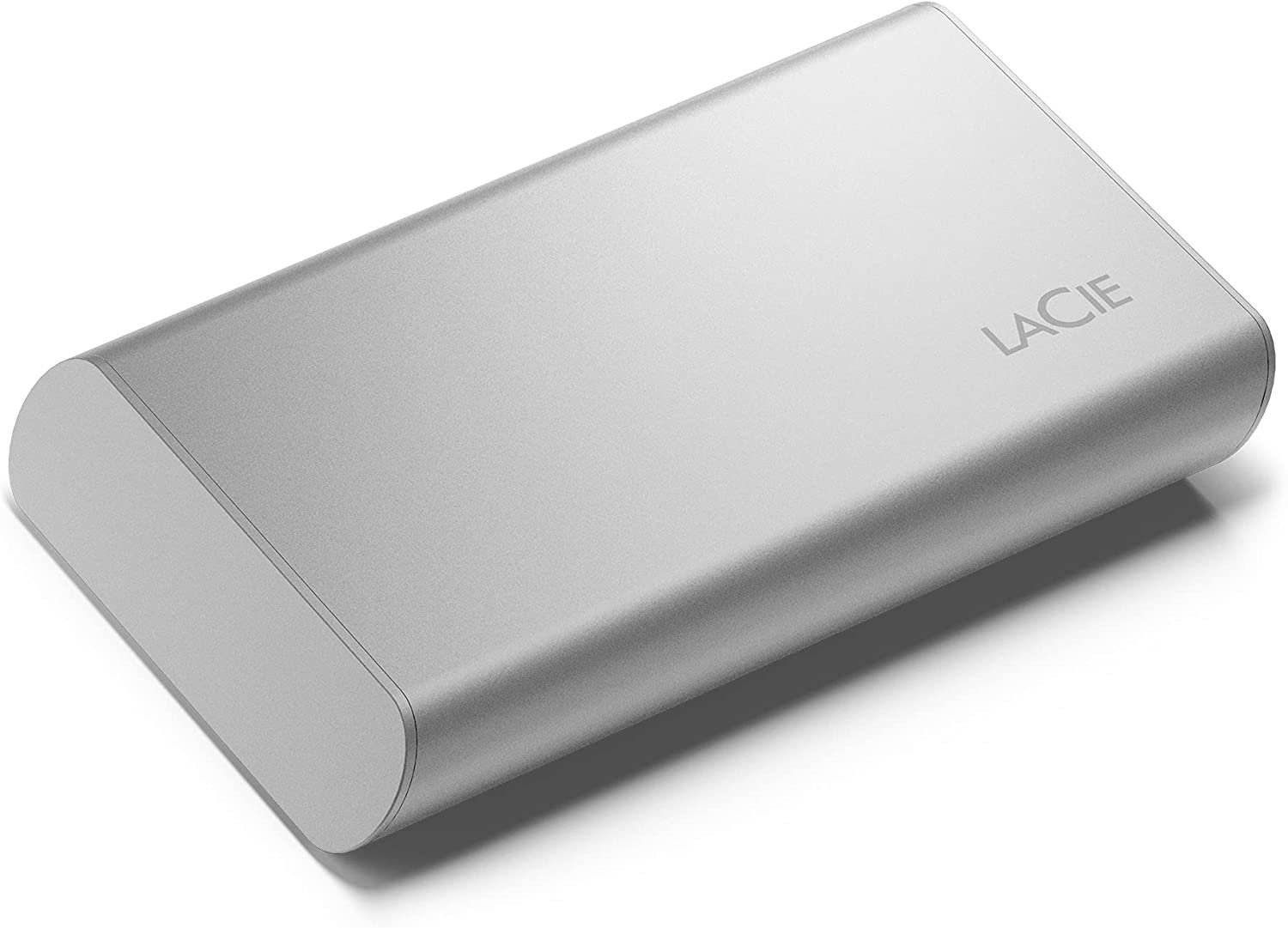 2TB USB C Portable External SSD Silver