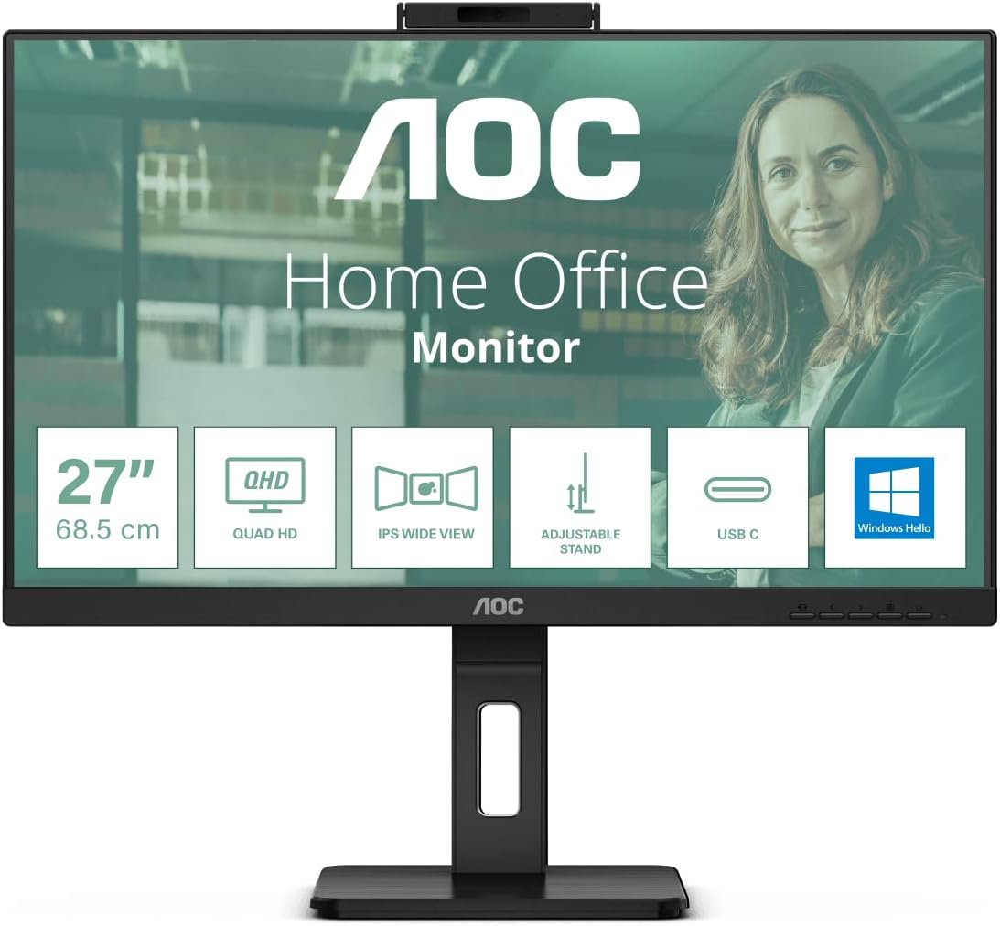 Q27P3CW 27in HDMI DP USBC Webcam Monitor