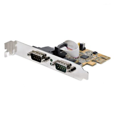 2 Port PCI Express RS232 Serial Card DB9