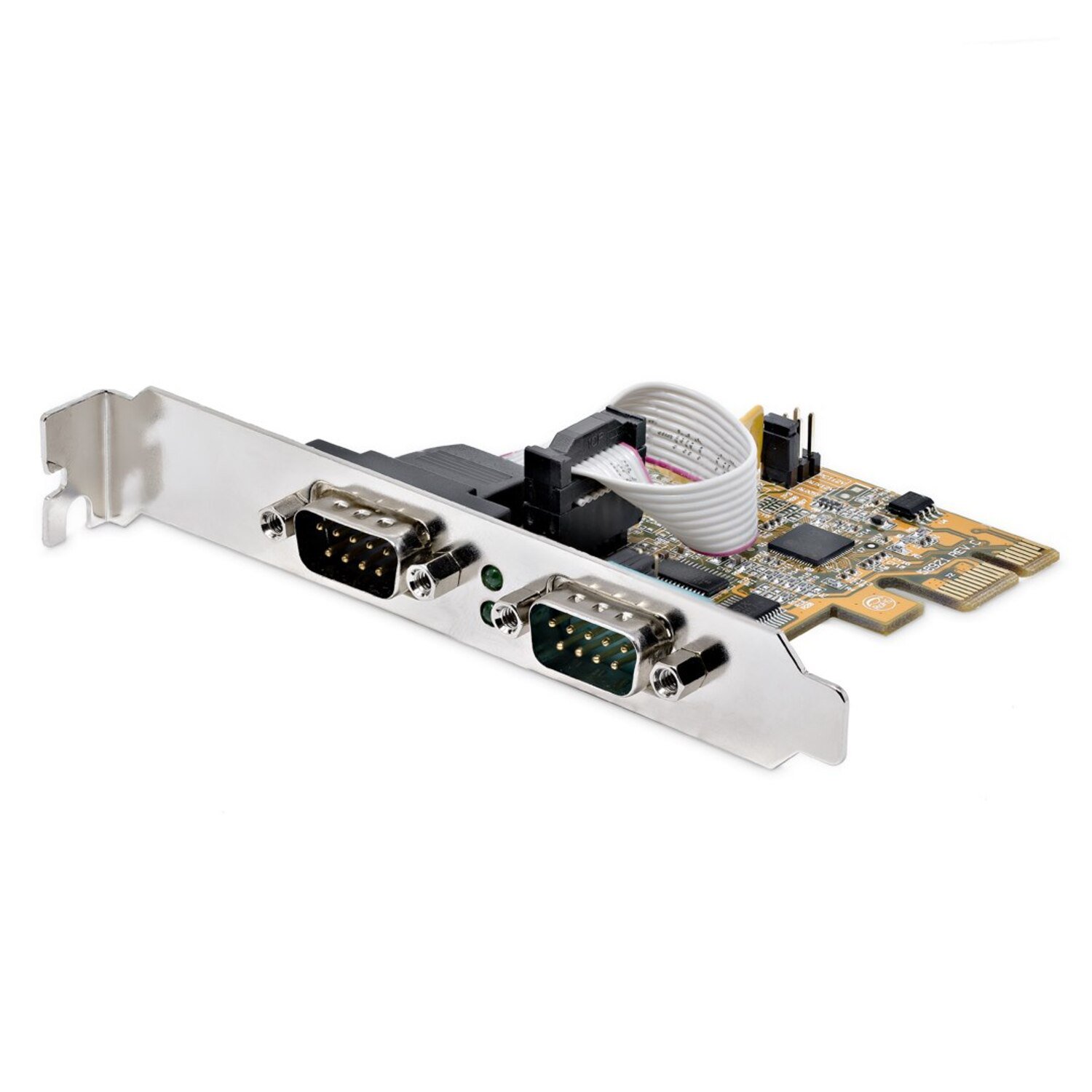 2 Port PCI Express RS232 Serial Card DB9