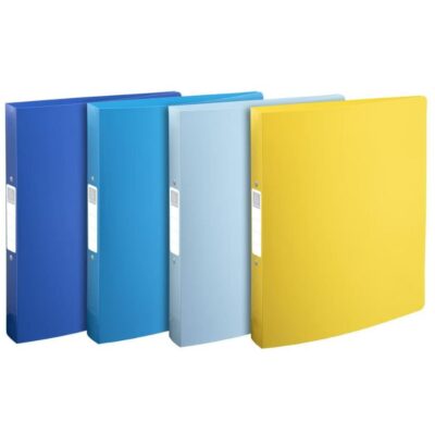 Bee Blue Ring Binder 2Ring 30mm Astd PK4