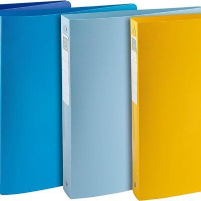 Bee Blue Ring Binder 4Ring 30mm Astd PK4