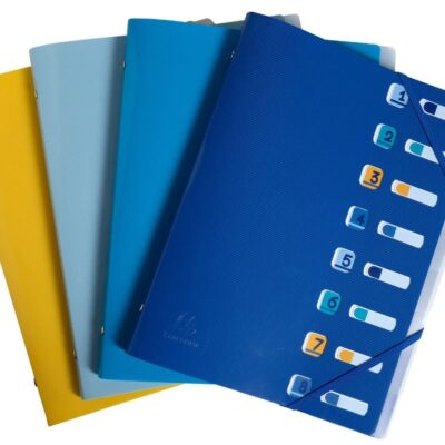 Bee Blue 8 Multipart File A4 Astd PK10