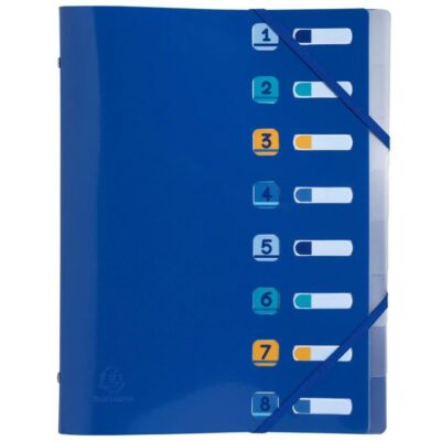 Bee Blue Multipart File 8 A4 Navy Blue