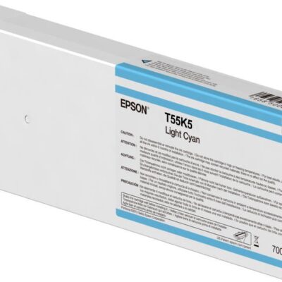 *Epson T55K500 HDX HD Ligh Cya Ink 700ML