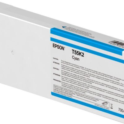 *Epson T55K200 HDX HD Cyan Ink 700ML