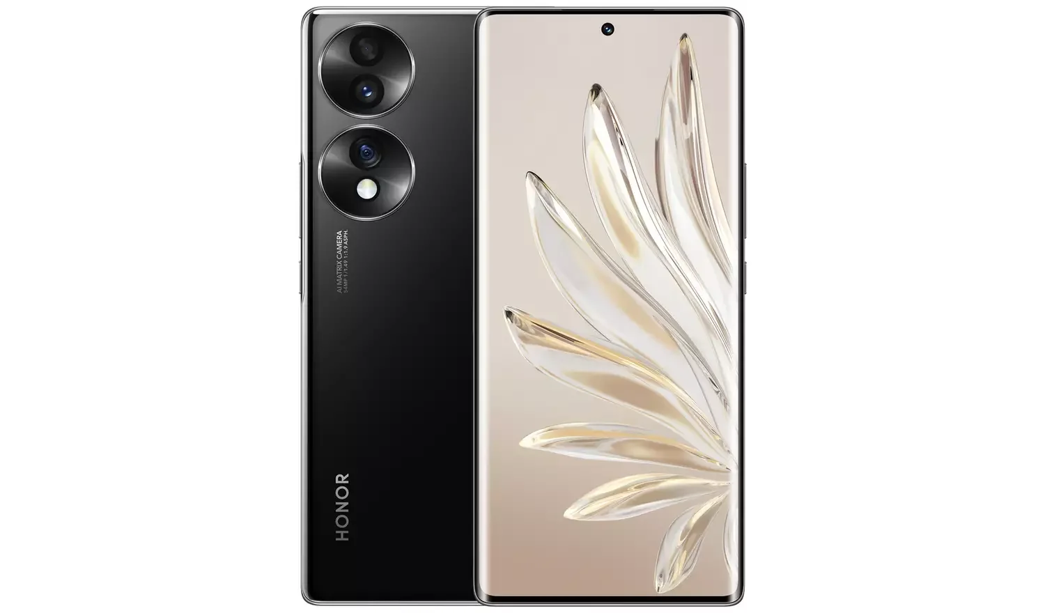 Honor 70 5G 6.67in 256GB Black Phone