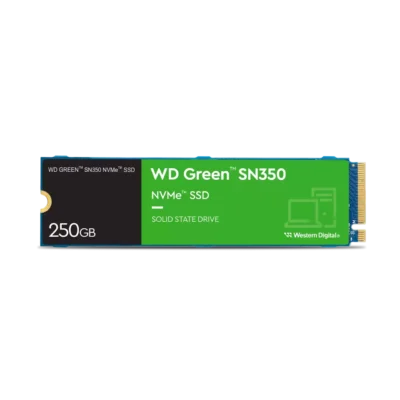 250GB Green PCIe G3 TLC NVMe M.2 Int SSD