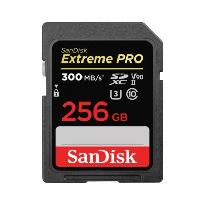 Extreme PRO 256GB UHSII Class 10 SD Card