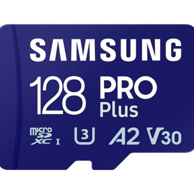 128GB Pro Plus MicroSDXC and Adapter