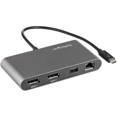 Dual DP 4K 60Hz Thunderbolt 3 Mini Dock