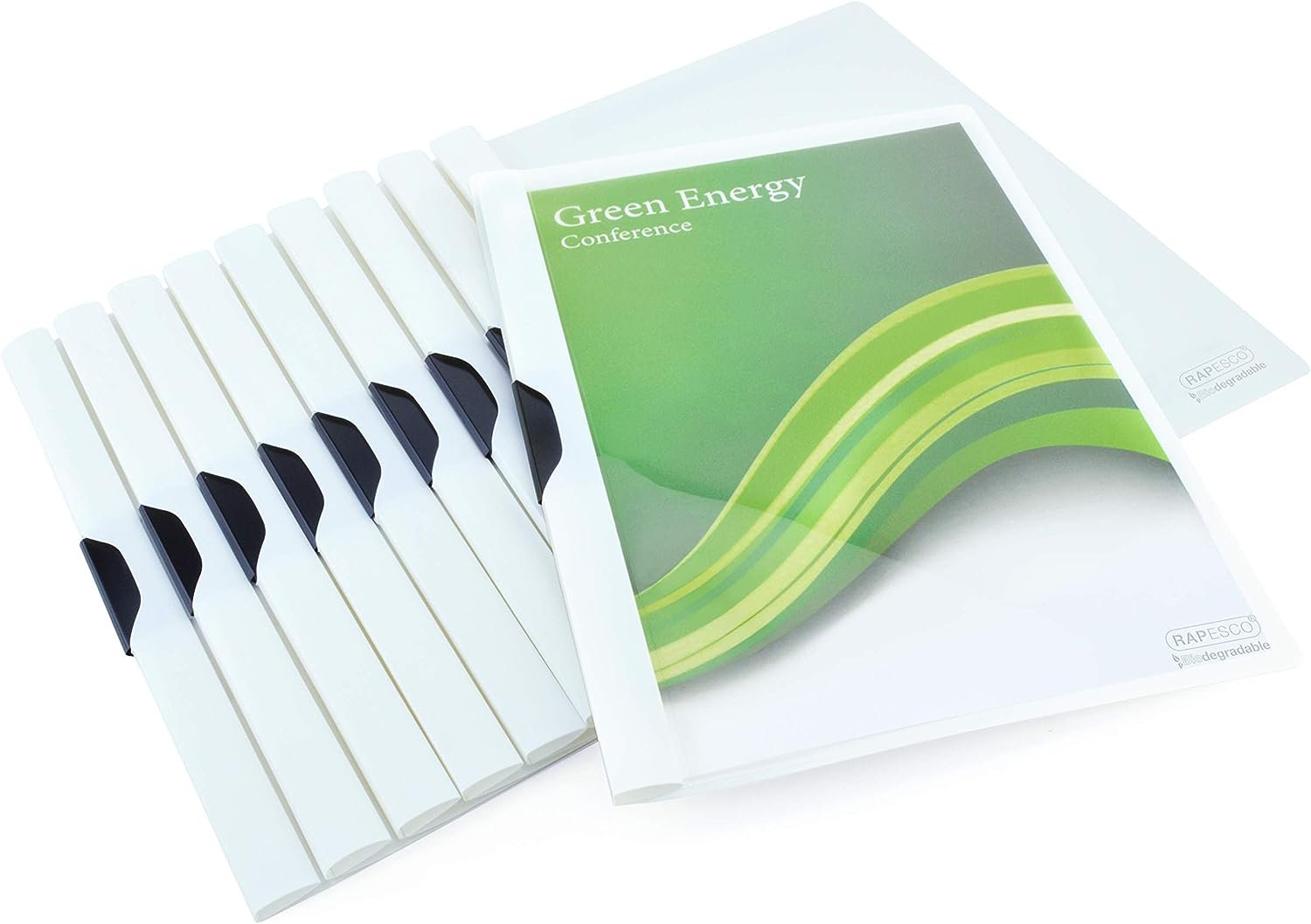Rapesco ECO Clip File A4 White PK10