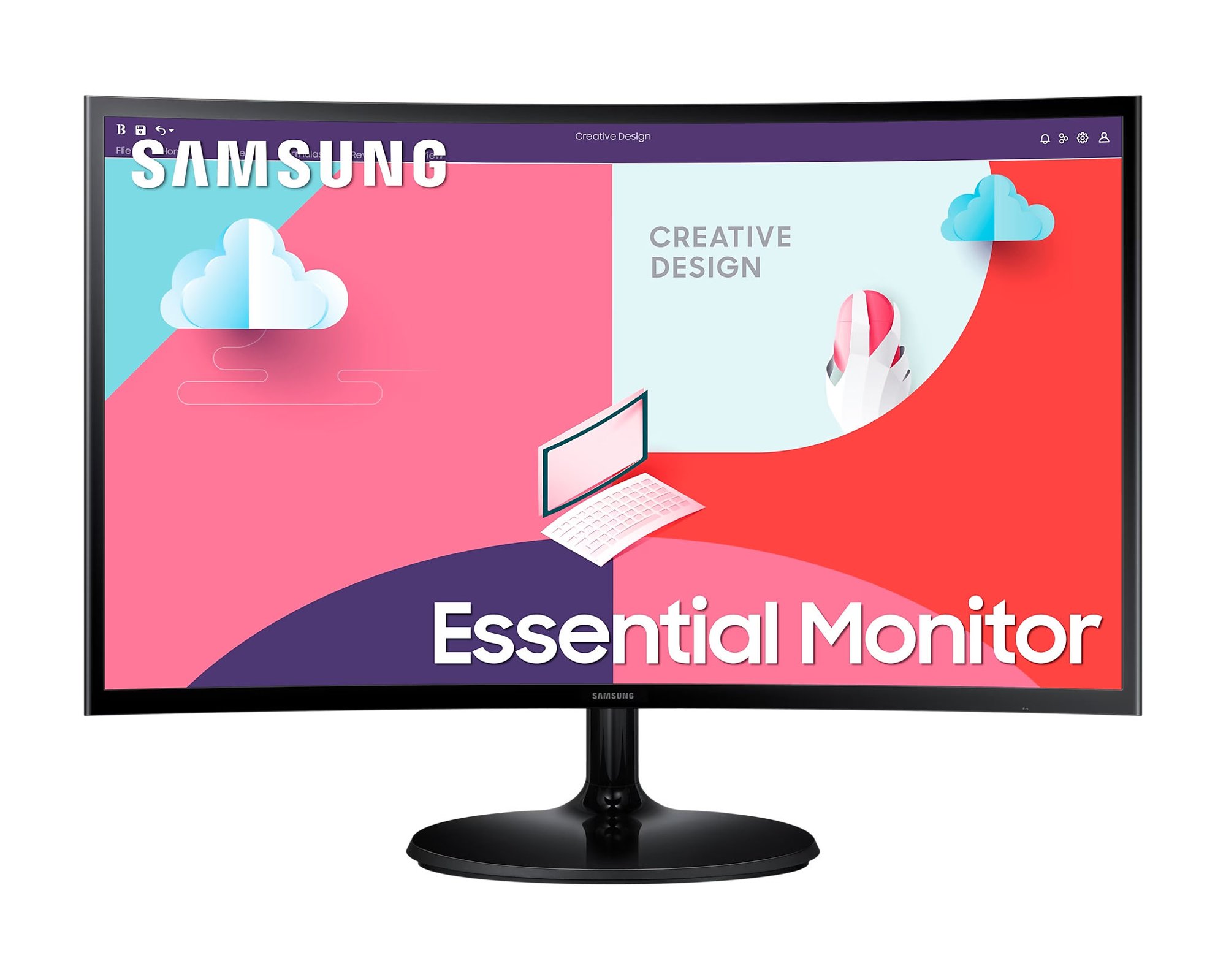 S36C 27in FHD VA HDMI VGA Curved Monitor