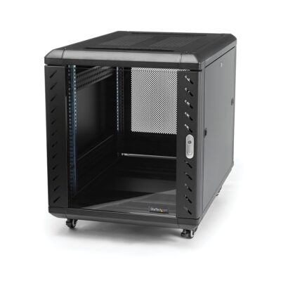 12U 36in Server Rack Cabinet and Casters