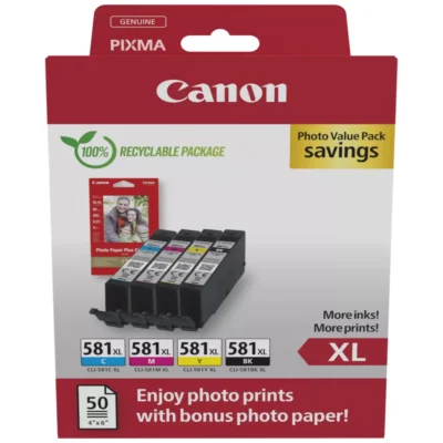 CANON 2052C006 CLI581XL PHOTO MULTI CMYK