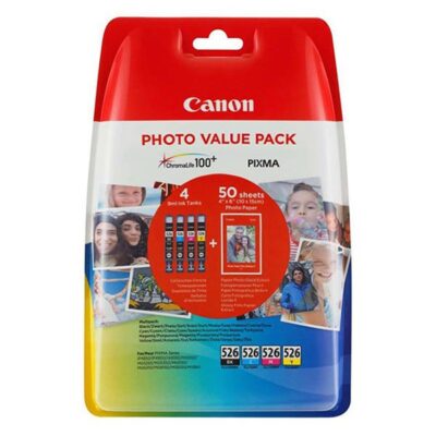Canon 4540B019 CLI 526 BKCMY Photo Value