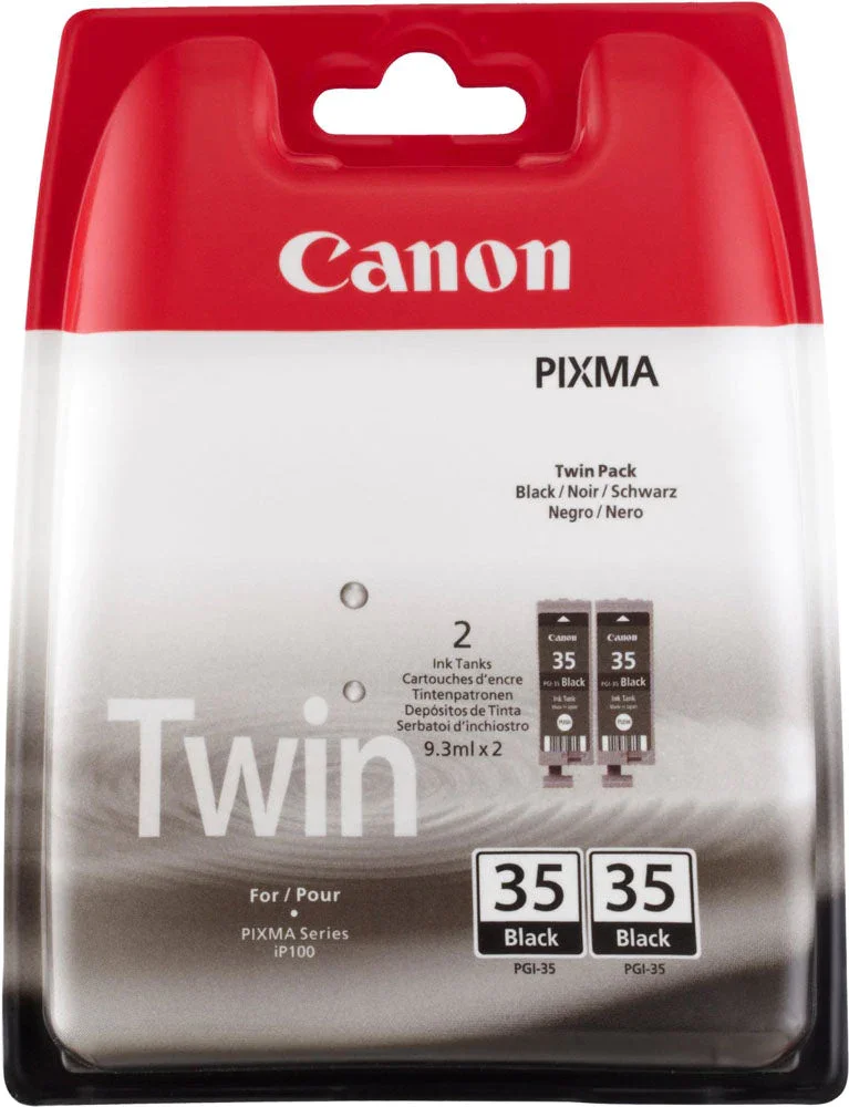 Canon 1509B029 PGI 35 Twin Pk Blk 9.3ml