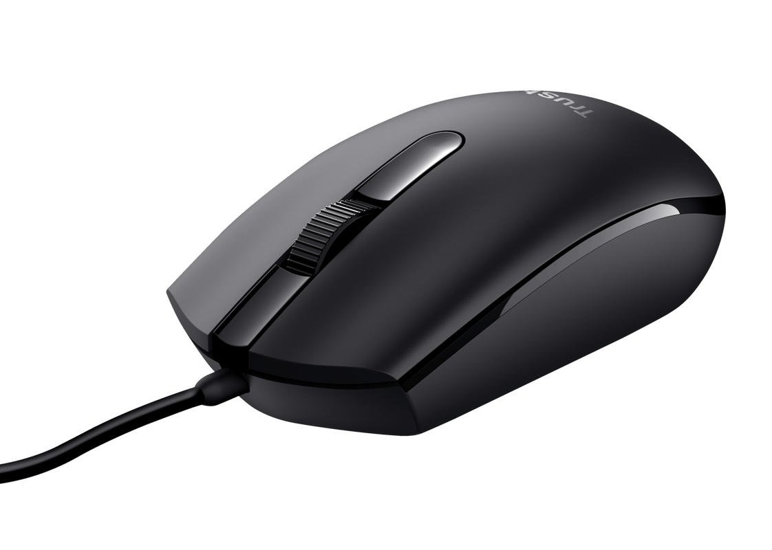 Basi 1200 DPI USB A Wired Optical Mouse