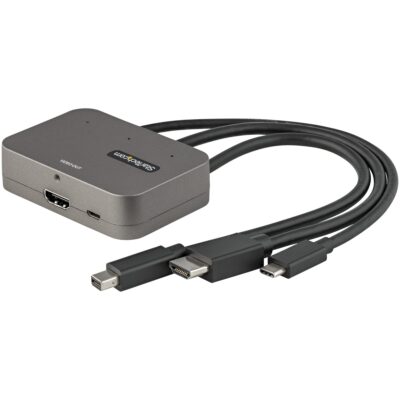 USB C HDMI mDP Multiport to HDMI Adapter
