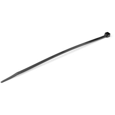 8in Black Cable Zip Ties UL TAA 100 Pack