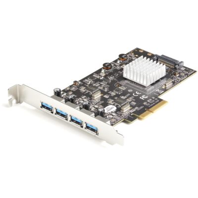 4 Port USB PCIe Card 3.1 Gen 2 2 Chips