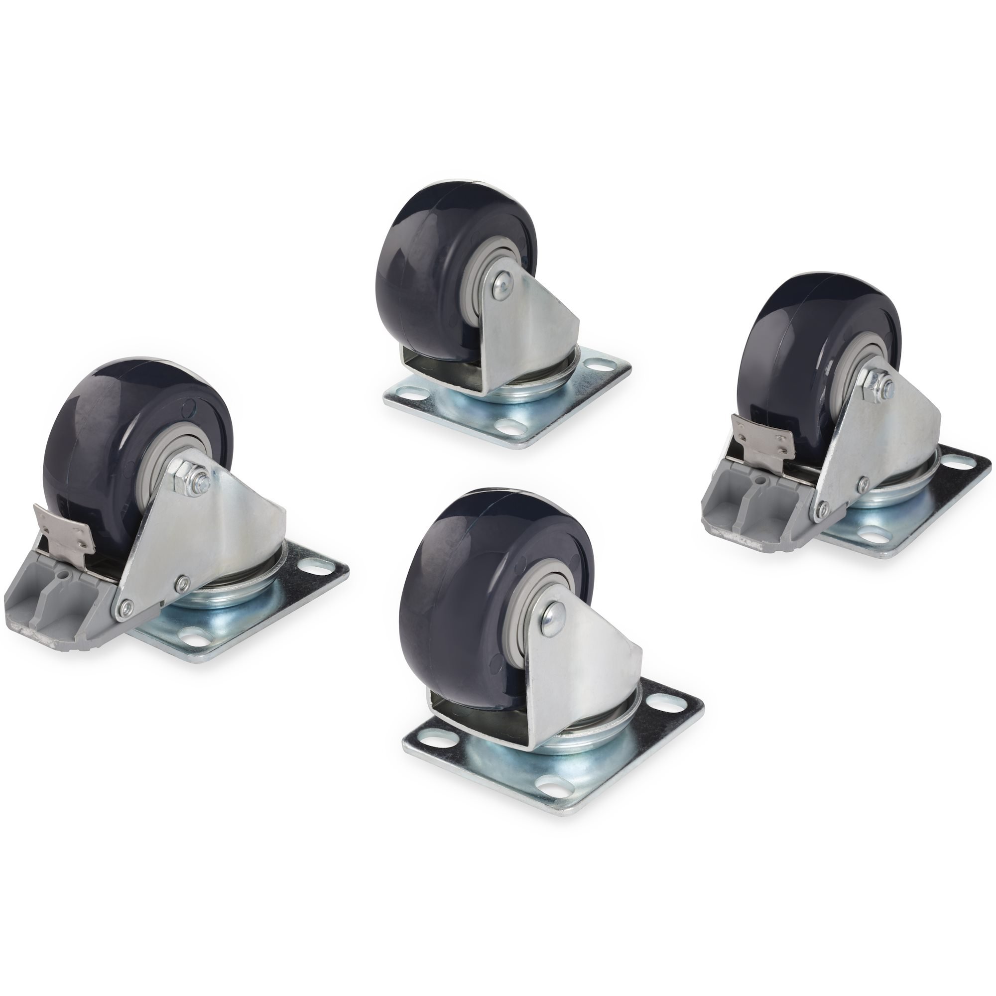 Caster Kit for Open Frame Rack 4 Pack