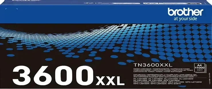 Brother TN3600XXL BK Toner Cart 11K page
