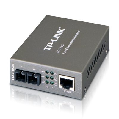 10 100M RJ45 to 100M SM Fibre Converter