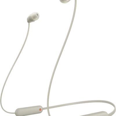 Sony Wireless Headphone Neckband Beige