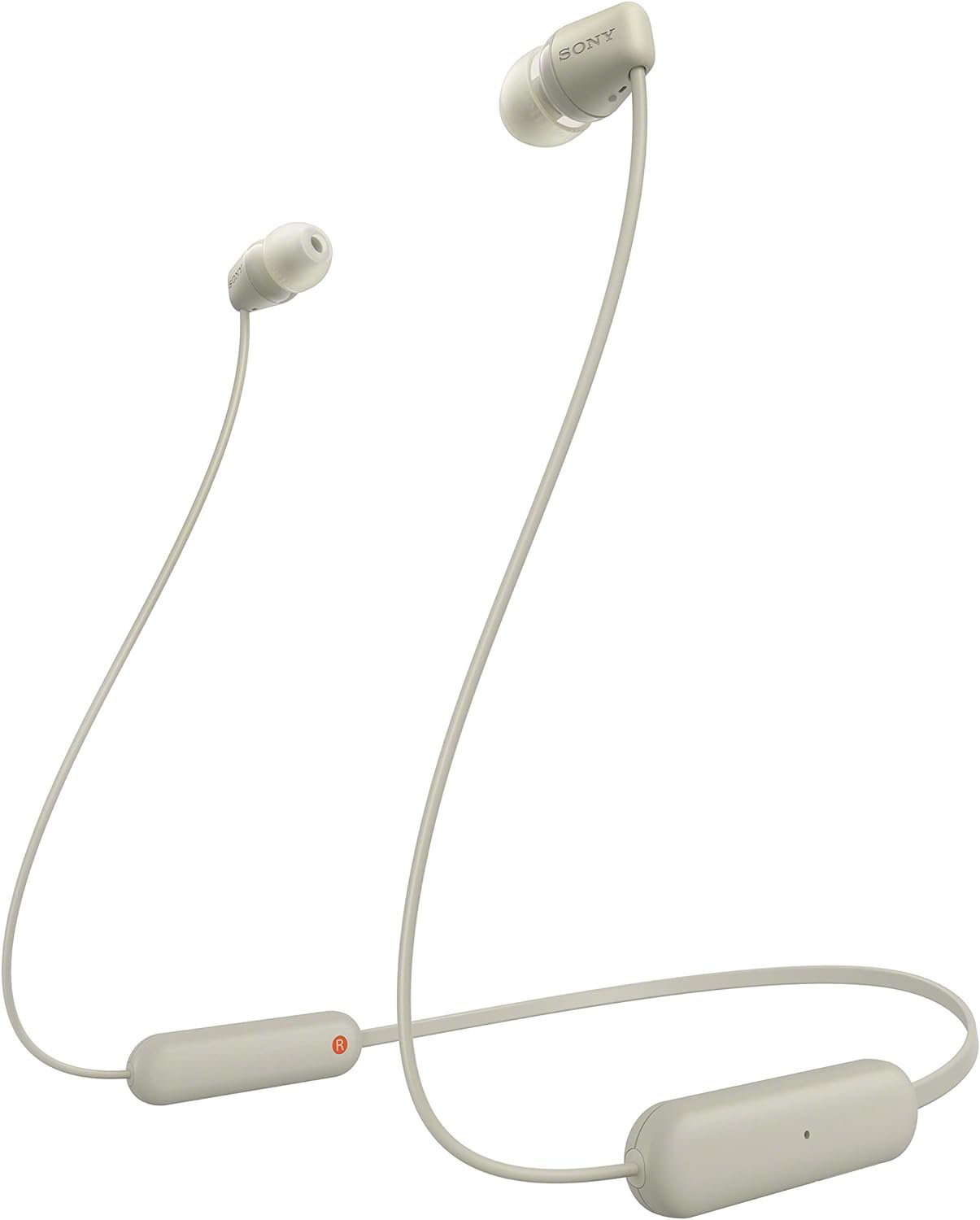 Sony Wireless Headphone Neckband Beige