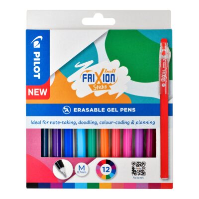 Frixion Ball Stick Pens 0.7 Asst PK12